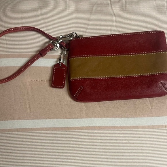 Coach vintage Leather Wristlet wallet - Picture 3 of 7
